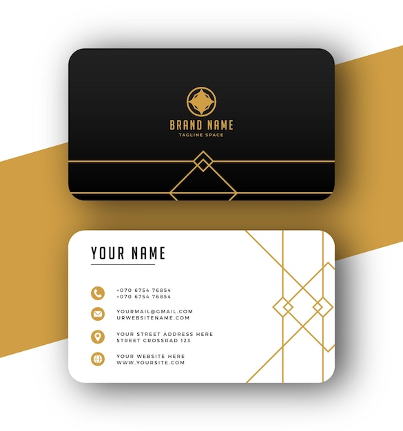 Free  Vector Company business card template