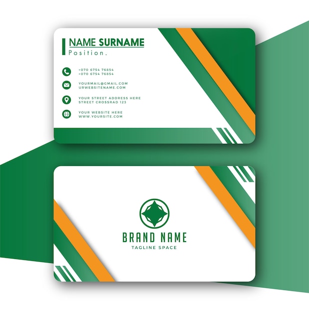 Free  Vector Company business card template