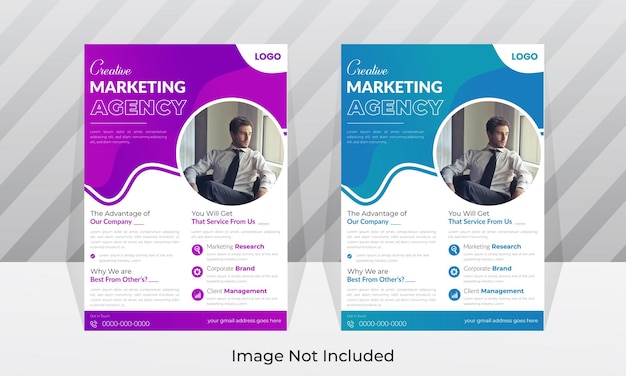 Free vector Corporate business flyer Design