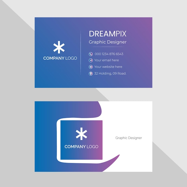 Free vector elegant business card