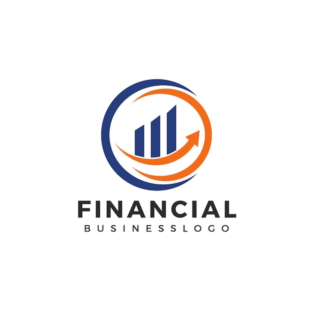 Free vector elegant financial business logo