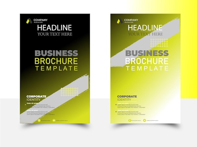 Free vector flyer  cover design  business brochure