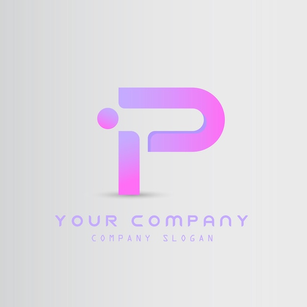 Free vector gradient colorful company abstract logo