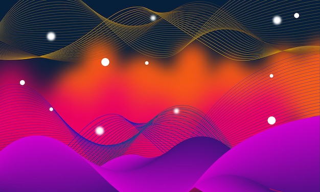 Free vector, gradient cool background