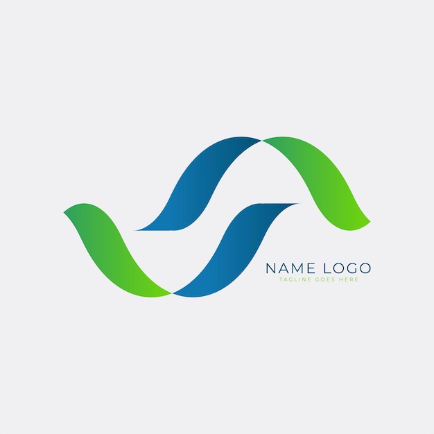 Free vector gradient logo template