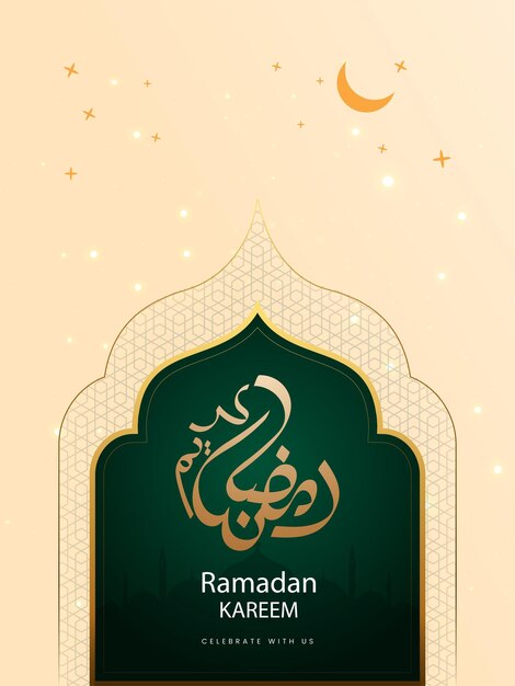 Free vector greeting cards collection for ramadan celebration