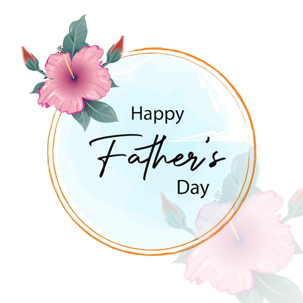 Free vector happy fathers day