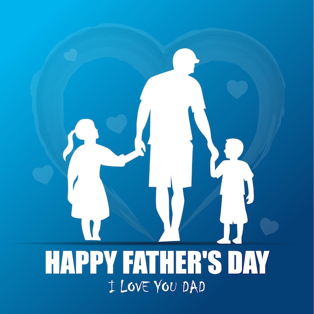 Free vector happy fathers day