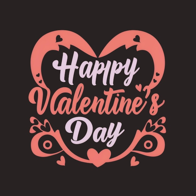 Free Vector Happy valentines day t shirt design Ai generated