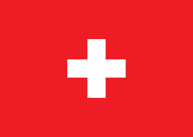 Vector free vector illustration of switzerland flag