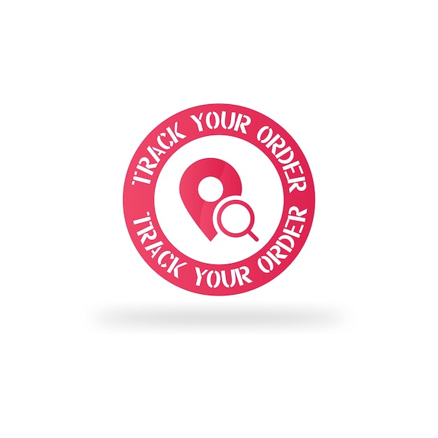 Free vector illustration of tracking order icon_button_tab