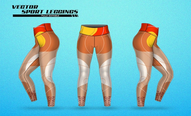 Free vector leggings pants sport fashion pants