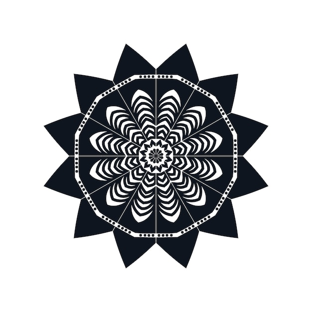 Free vector mandala illustration