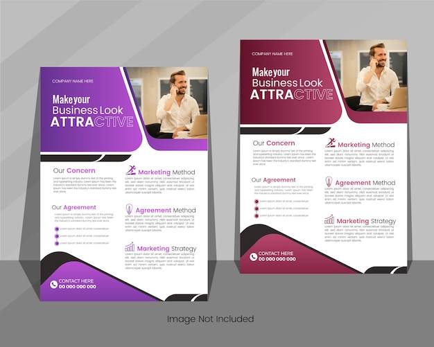 Free Vector Marketing And Agency Business Flyer Design Flyer And Poster Design