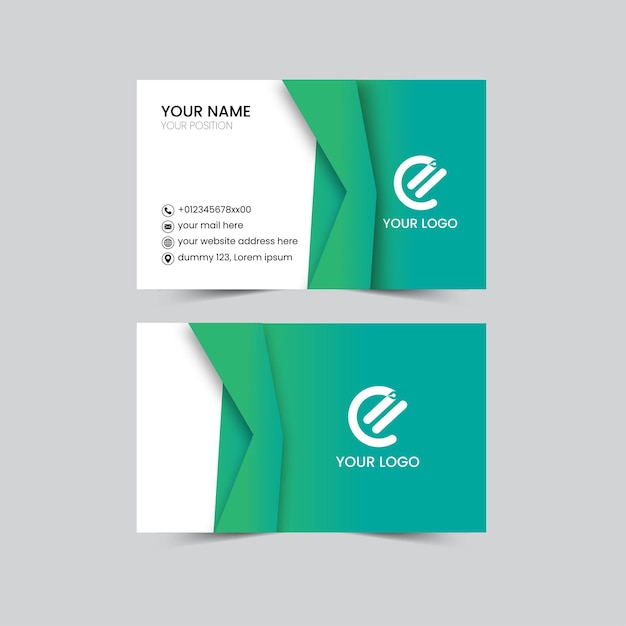 Free vector modern business card templates &amp; designs