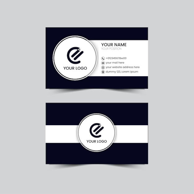 Free vector modern business card templates &amp; designs