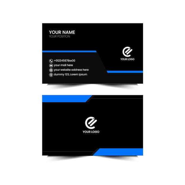 Free vector modern business card templates &amp; designs