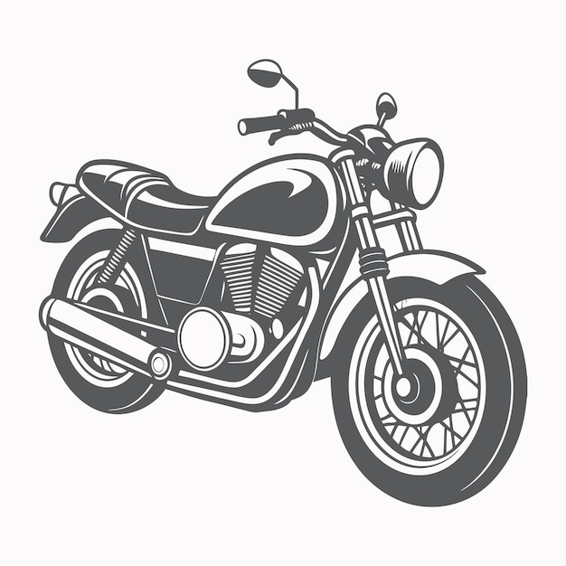 Vector free vector motorcycle design