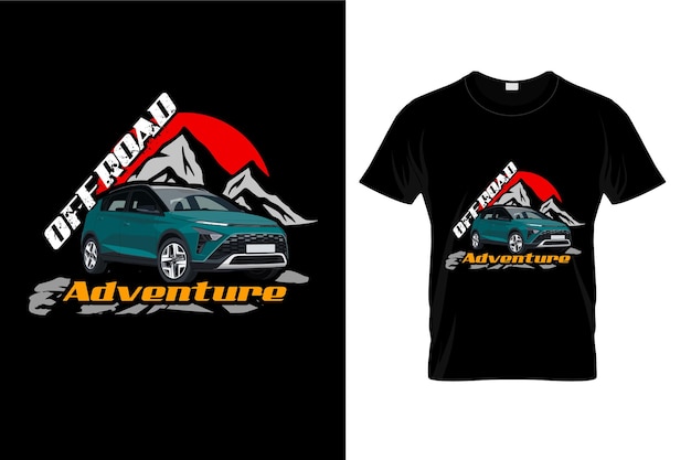 Vector free vector offroad ride amp adventure traveling tshirt