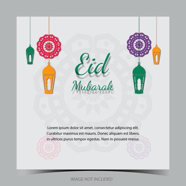 Free vector ramadan kareem islamic greeting in paper style