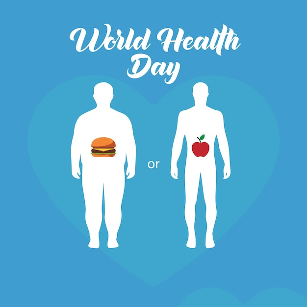 Free vector realistic world health day illustration