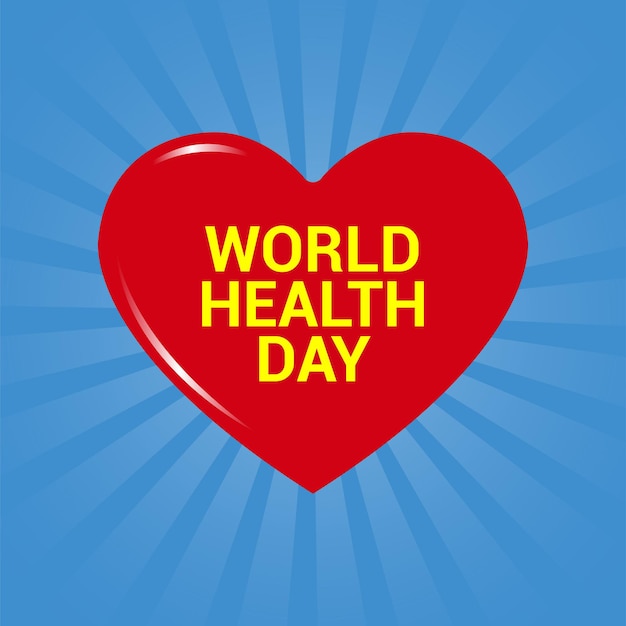 Free vector realistic world health day illustration