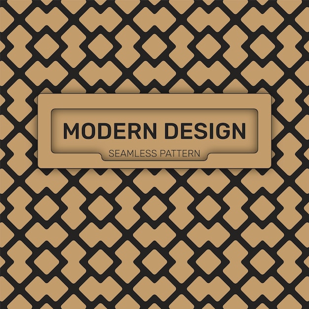 Free vector seamless gold modern design Pattern Geometric Shapes frame