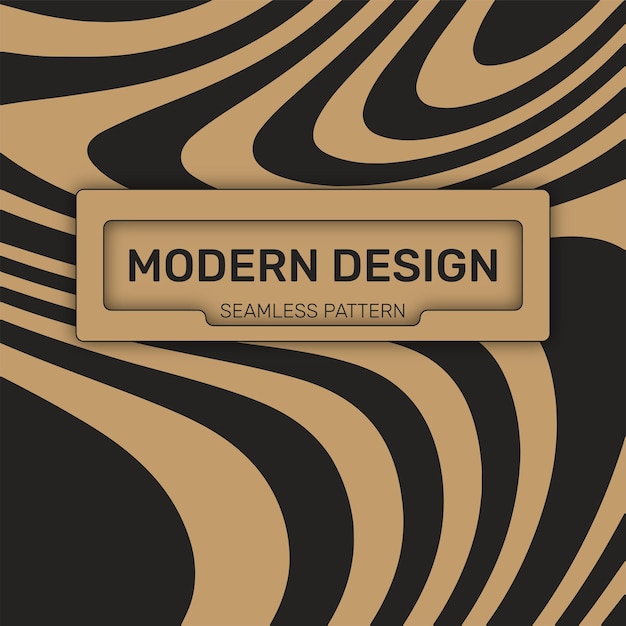 Free vector seamless gold modern design Pattern Geometric Shapes frame