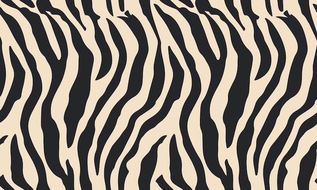 Vector free vector seamless zebra skin pattern background