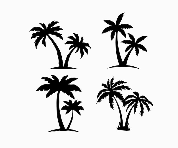 Free vector set of plant and tree