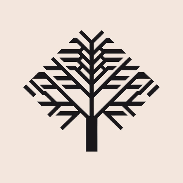 Vector free vector silhouette tree symbol logo icon favicon image