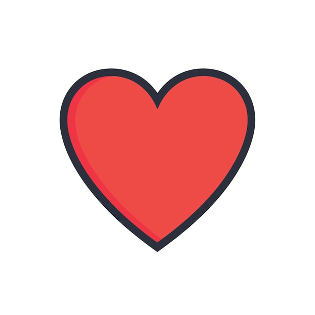 Free vector simple heart shape