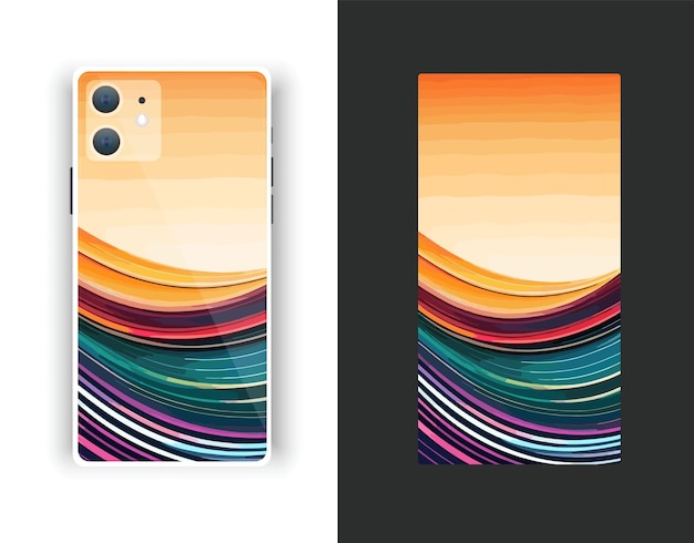 Free Vector smartphone seamless pattern cover protection mobile phone case design