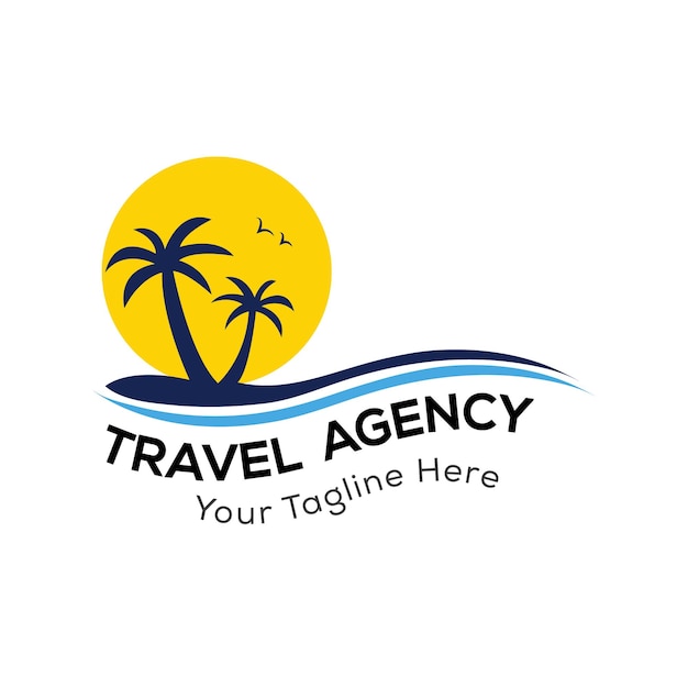 Free vector travel logo