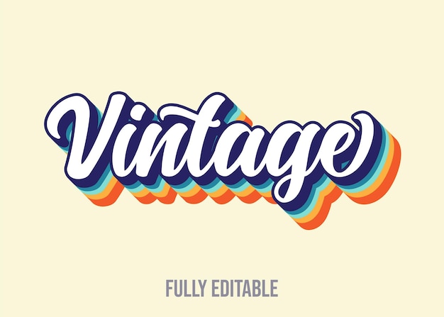 Free vector vintage typography retro slogan trendy t shirt design