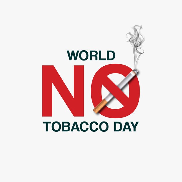 Vector free vector world no tobacco day illustration