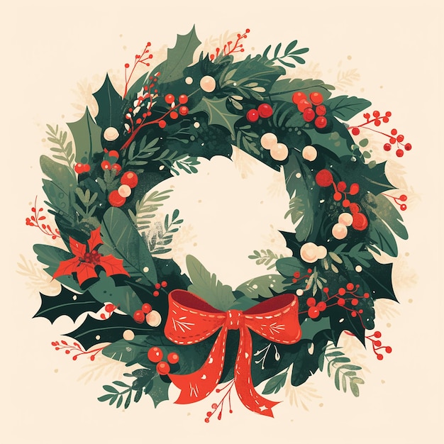 Vector free wreath with handmade wreath purchase