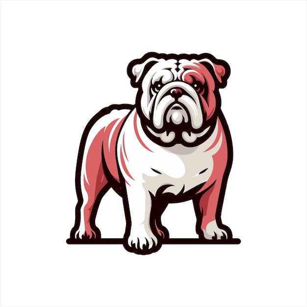 Vector french bulldogs vector bulldog set funny cartoon puppy isolated on white background