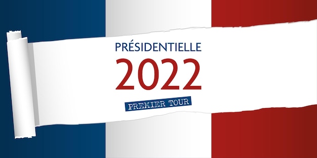 French presidential election vote illustration