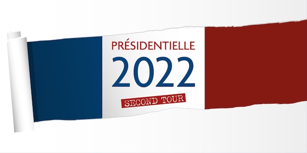 French presidential election vote illustration