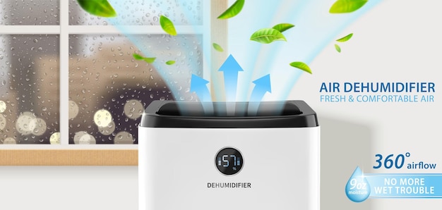 Fresh air dehumidifier ad template