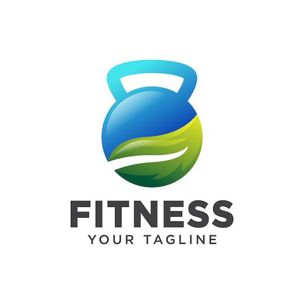 Fresh fitness logo modern 