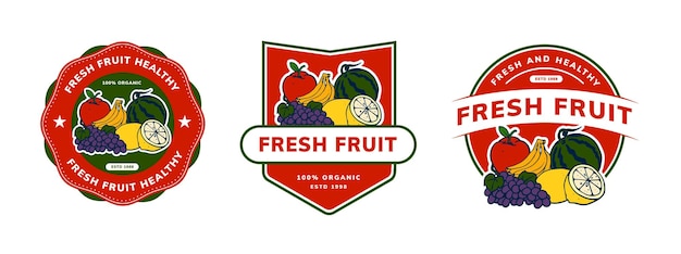 fresh fruit and vegetable logo design