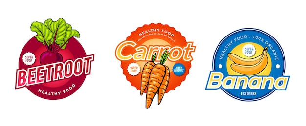 fresh fruit and vegetable logo design