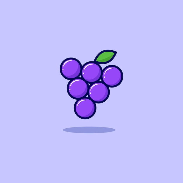 fresh grape illustration design