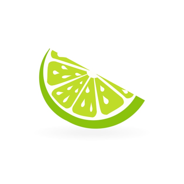 Fresh and juicy lemon on white background Vector illustration