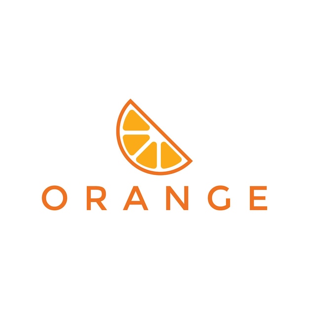 Fresh Orange Fruit Slice Lemon Lime Grapefruit Citrus modern citrus fruit logo design concept