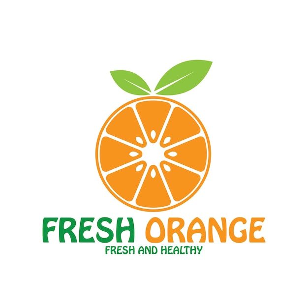 Fresh Orange Fruit Slice of Lemon Lime Grapefruit icon vector illustration template design