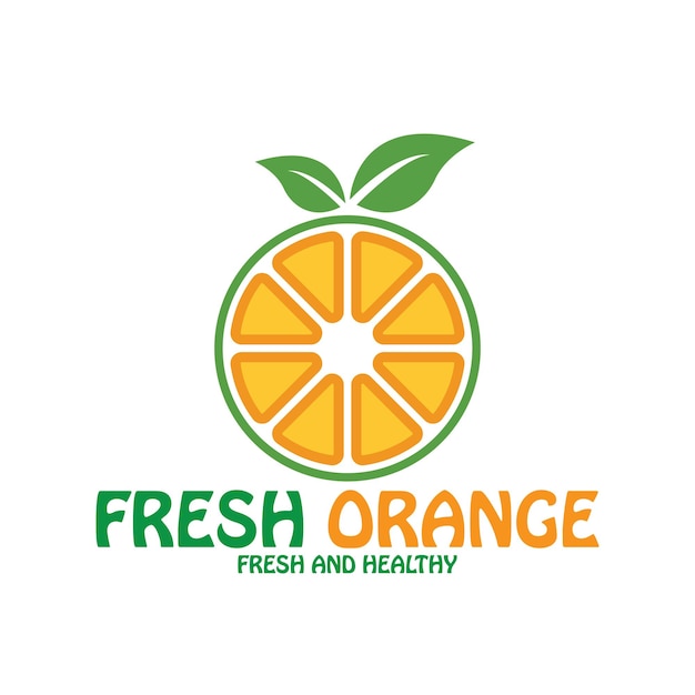 Fresh Orange Fruit Slice of Lemon Lime Grapefruit icon vector illustration template design