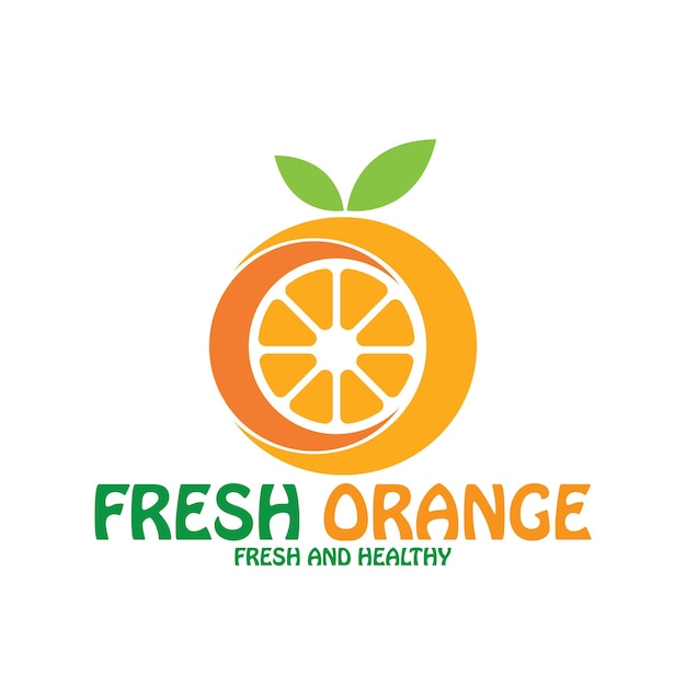 Fresh Orange Fruit Slice of Lemon Lime Grapefruit icon vector illustration template design